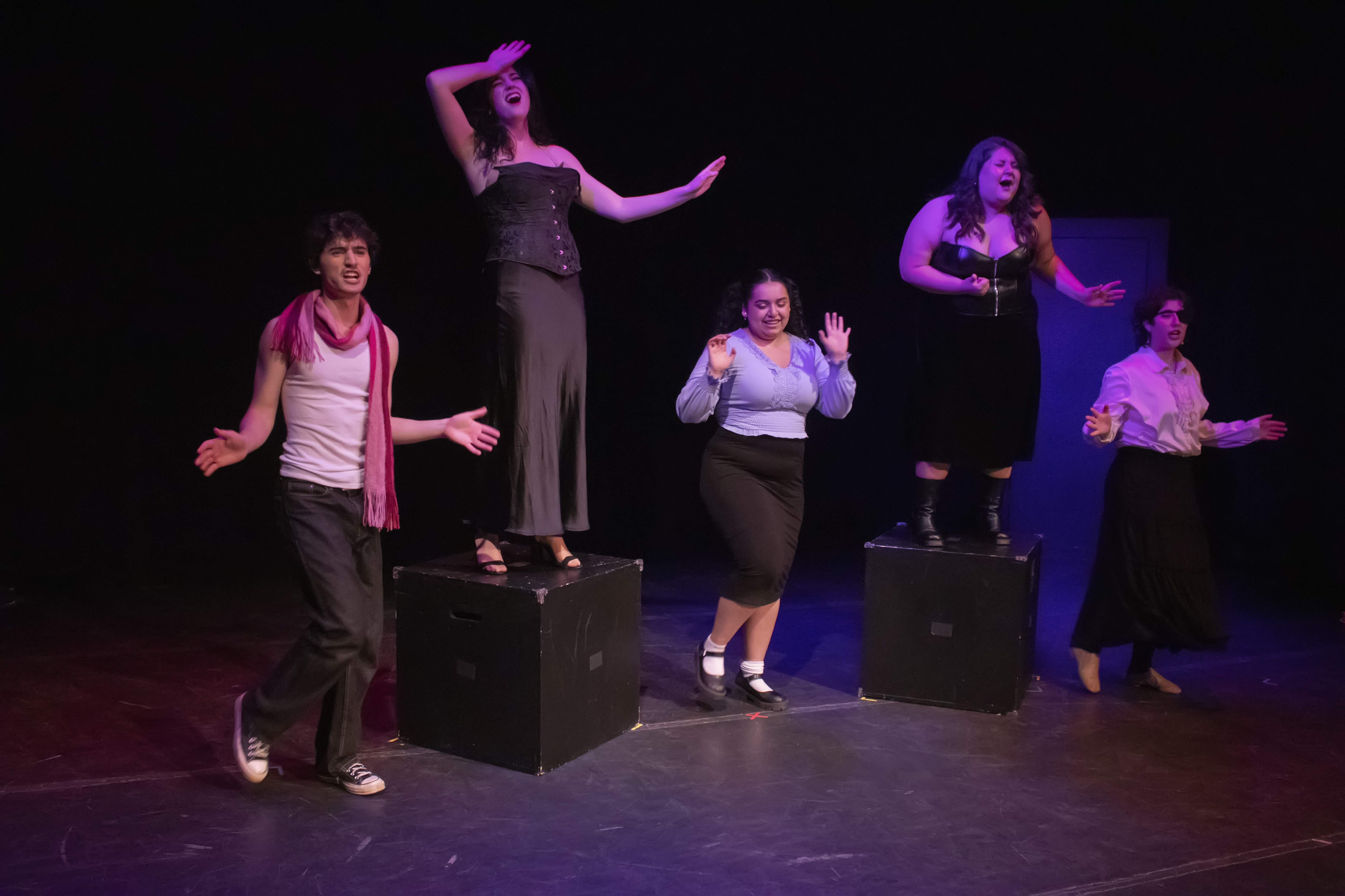 Elsa, Max, and Georg posing